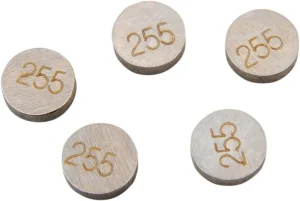 Pastillas de válvula de repuesto