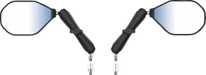 Kit retrovisores Tough-Mirror™ con bases M10-1.25/ adaptadores invertidos - varilla larga