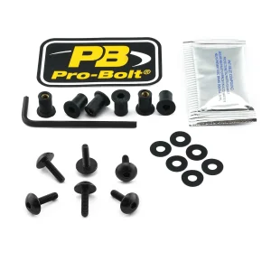 Kit de herrajes de aluminio para pantalla