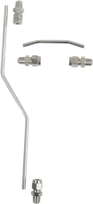 Líneas de aceite balancines cromadas