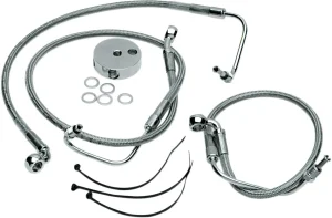 Kit de latiguillos de freno de acero inoxidable