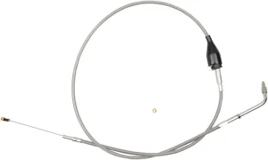 Cable de ralentí de manillar trenzado en acero inoxidable <span style="color: red;font-size: 0,5em">- ALMACEN USA-</span>