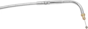 Cable de acelerador/marcha en vacío trenzado de acero inoxidable pulido <span style="color: red;font-size: 0,5em">- ALMACEN USA-</span>