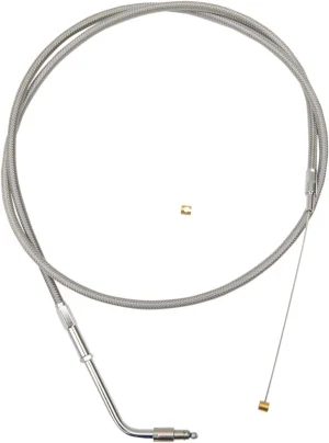 Cable de acelerador de manillar trenzado en acero inoxidable <span style="color: red;font-size: 0,5em">- ALMACEN USA-</span>