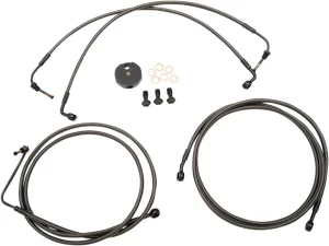 Kit de latiguillos de freno trenzados Midnight <span style="color: red;font-size: 0,5em">- ALMACEN USA-</span>